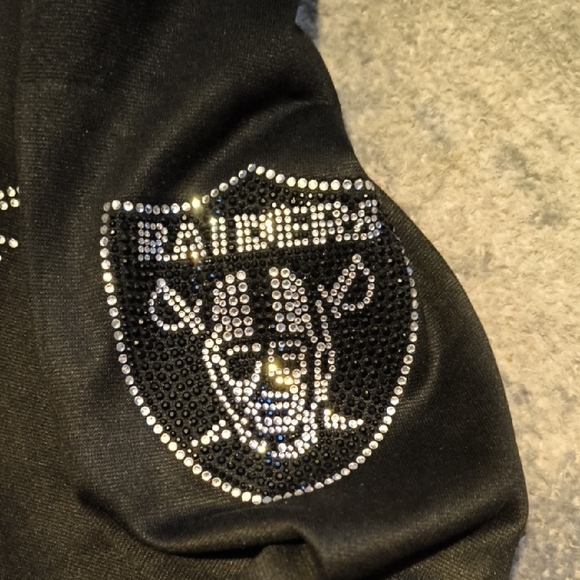 NWT Black NFL Hooded Dress - Picture 5 of 7